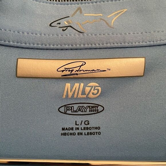 Greg norman blue polo - Picture 2 of 2